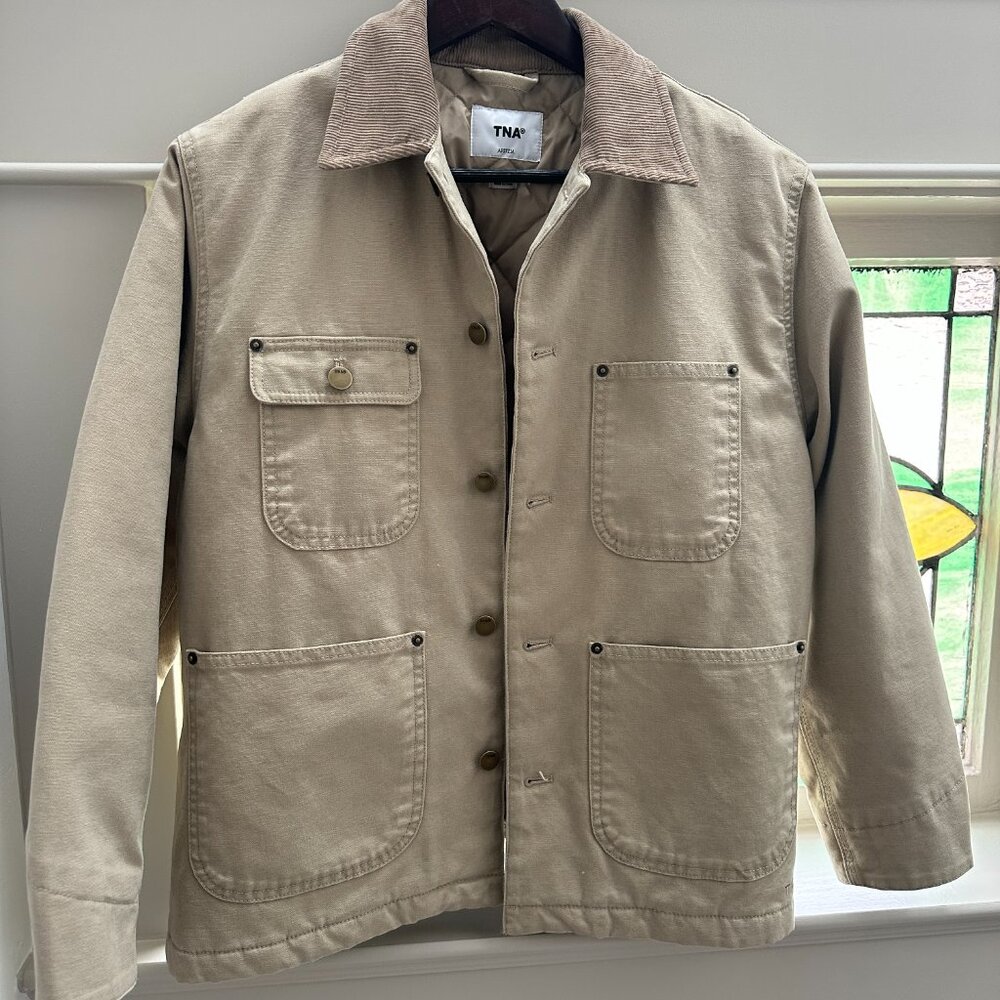 Aritzia TNA Barnett chore jacket XS Tan Khaki